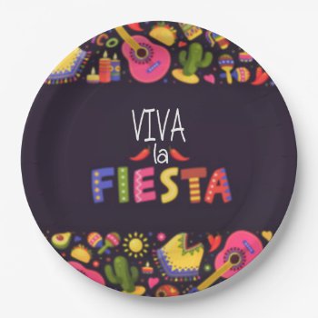 Viva La Fiesta Hhm Party Paper Plates by ZazzleHolidays at Zazzle