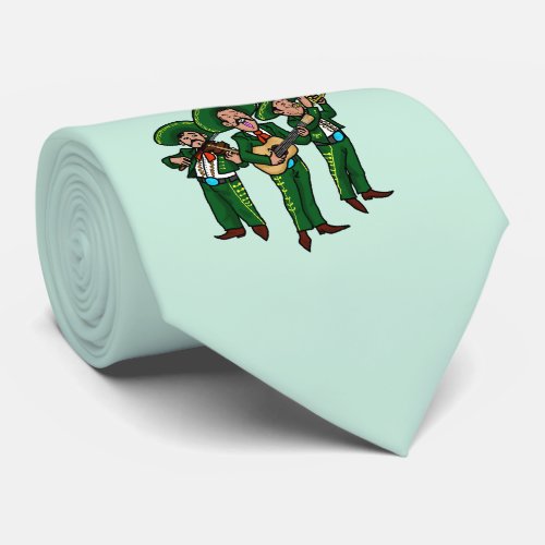 Viva La Fiesta Mexican Mariachi Band Necktie