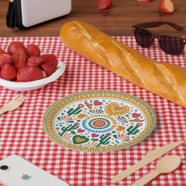 Viva la Fiesta Paper Plates (Picnic)