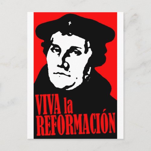 Viva la Reformacion LUTHER Postcard
