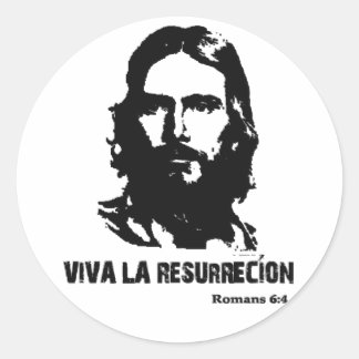 Viva La Resurrecion Classic Round Sticker