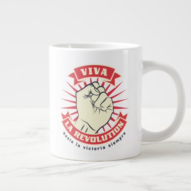 Viva La Revolution Giant Coffee Mug (Right)