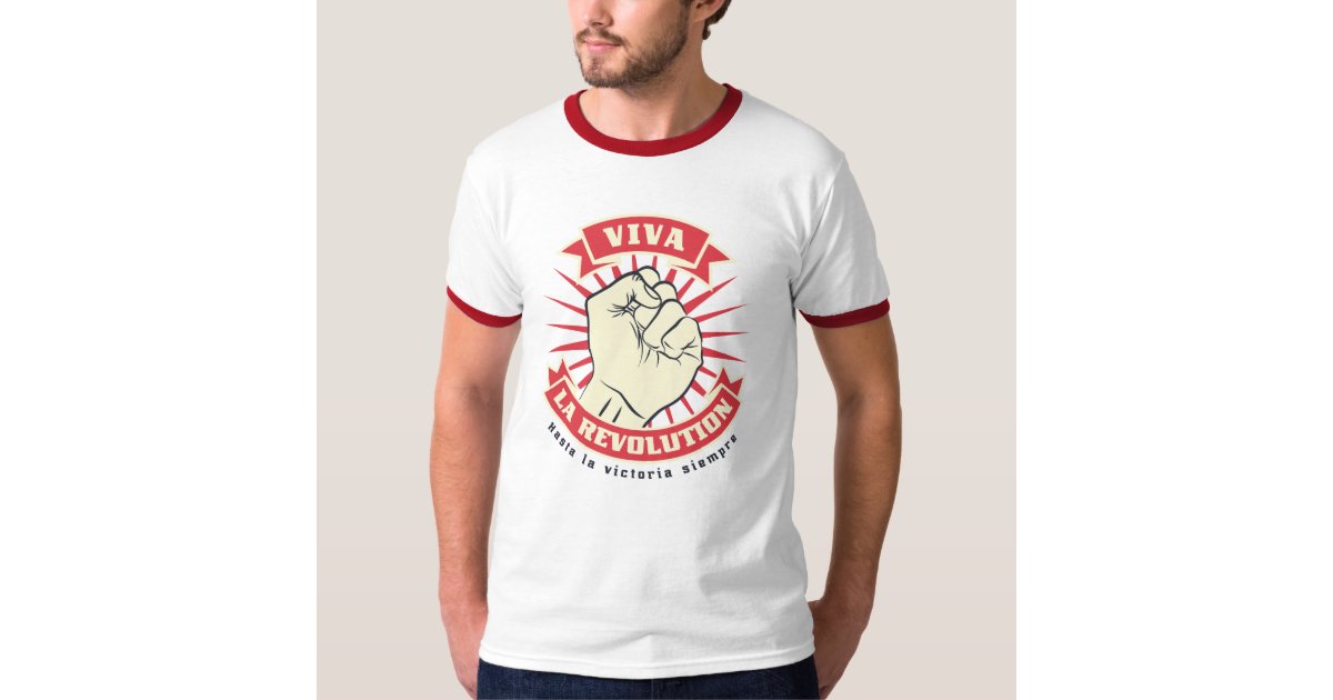 Che Guevara Viva La Revolucion Retro Vintage Style T-Shirt