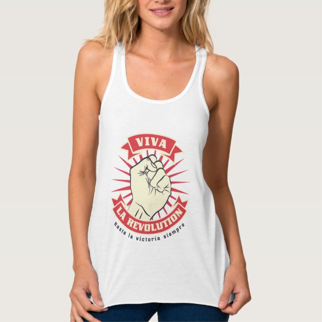 Viva La Revolution Tank Top (Front)