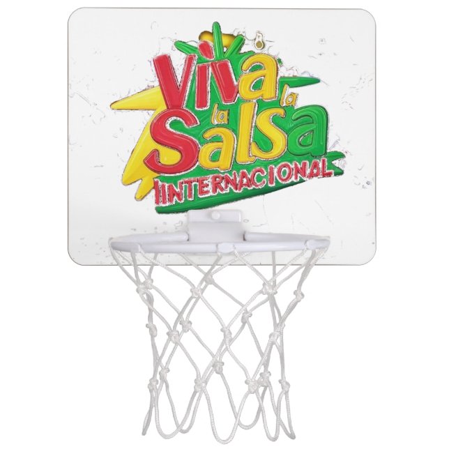 Viva la Salsa Internacional Mini Basketball Hoop (Front)