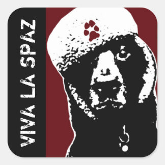 VIVA LA SPAZ SQUARE STICKER