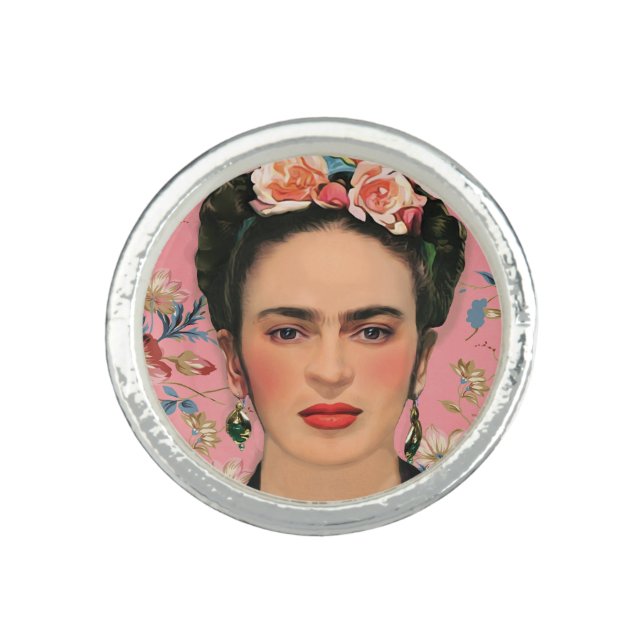 Viva la Vida Frida Kahlo ring (Front)