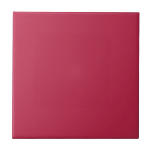 Viva la Vida Magenta __ Medium Pink Solid Color Ceramic Tile