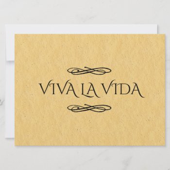Viva La Vida Sign | Live Life Sign by hungaricanprincess at Zazzle