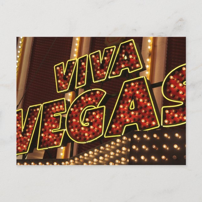 Viva Las Vegas Postcard (Front)