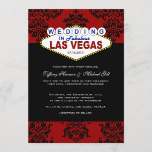 Viva Las Vegas Wedding Invitation