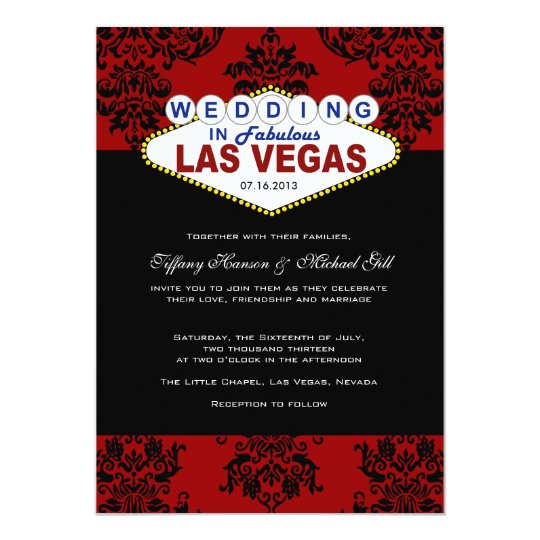 vegas las invitation invitations viva casino invites zazzle prom announcements create cards promotion