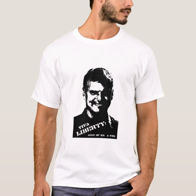 VIVA LIBERTY - ACLU of KS & WMO AIDS Walk t-shirt (Front)