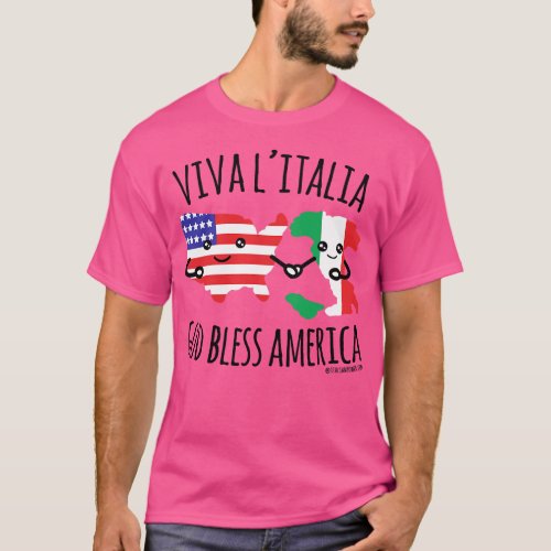 Viva LItalia God Bless America T_Shirt