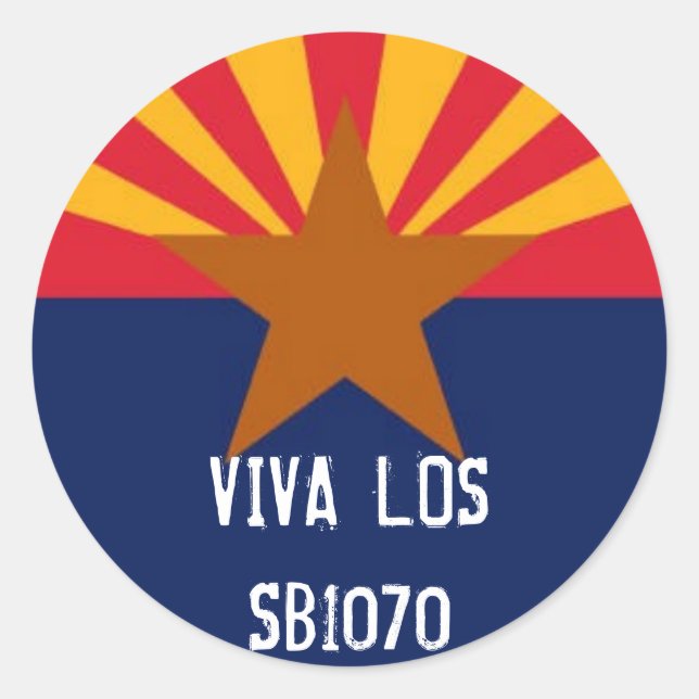 Viva Los SB1070 Sticker (Front)