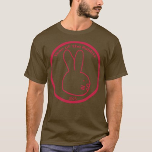 Viva Magenta 2023 Year of the Rabbit T_Shirt