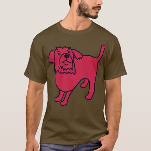 Viva Magenta Color of the Year 2023 Dog T_Shirt