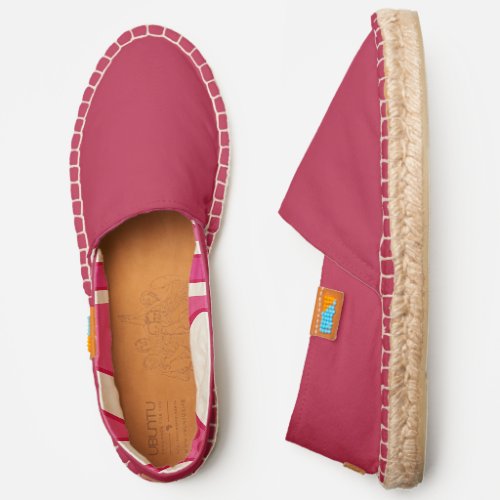 Viva Magenta Color of the Year 2023 Espadrilles