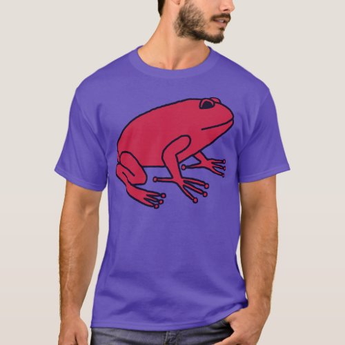 Viva Magenta Color of the Year 2023 Frog T_Shirt