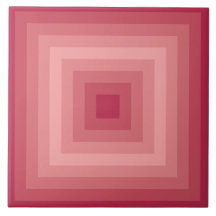 Viva Magenta Murex Shell Squares Ceramic Tile