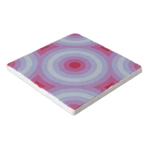 Viva Magenta Plein Air Circle Pattern Trivet