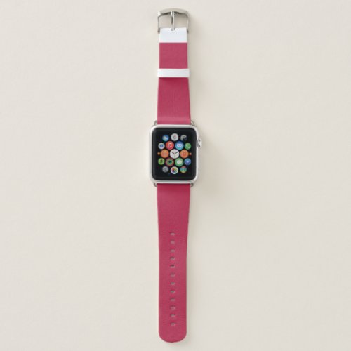 Viva Magenta Solid Color Apple Watch Band