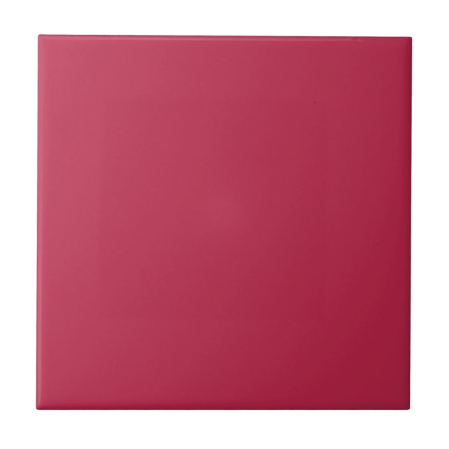 Viva Magenta Solid Color Ceramic Tile (Front)