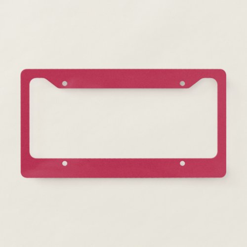 Viva Magenta Solid Color License Plate Frame