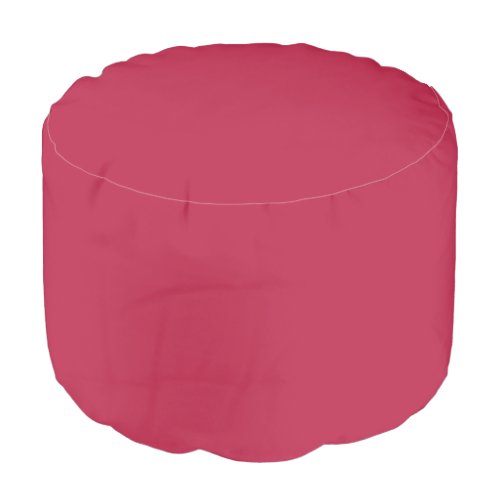 Viva Magenta Solid Color Pouf