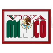 VIVA MEJICO Mexican Flag Text (Front Horizontal)