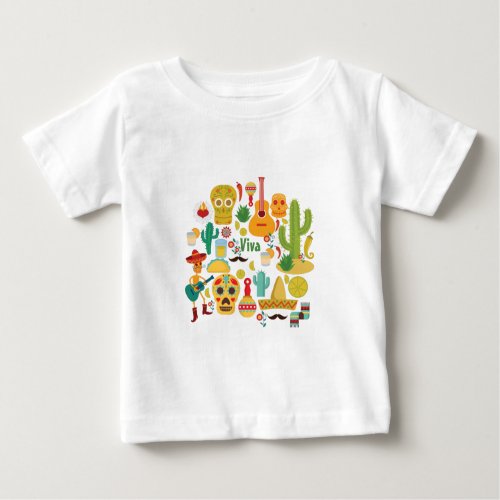 viva mexico baby T_Shirt