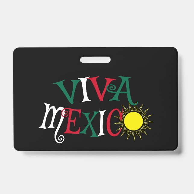 Viva Mexico Badge (Front)