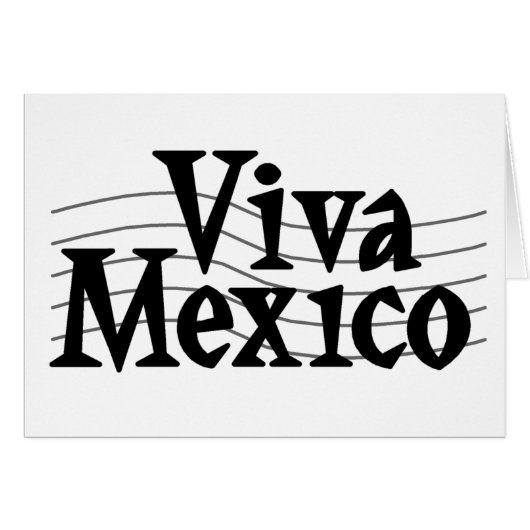 Viva Mexico Cards (Front Horizontal)