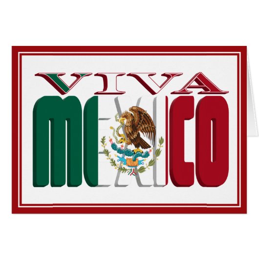 VIVA MEXICO CARDS (Front Horizontal)