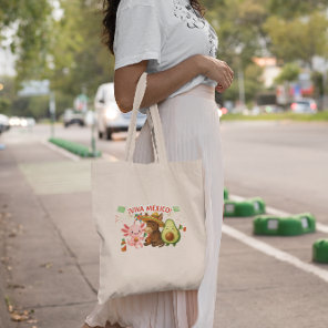 ¡Viva México! Cute Cultural Tote Bag