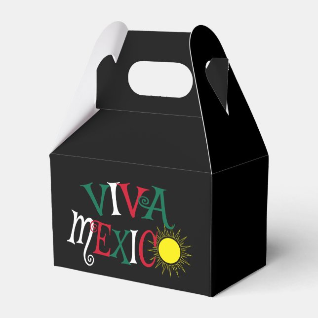 Viva Mexico Favor Boxes (Back Side)