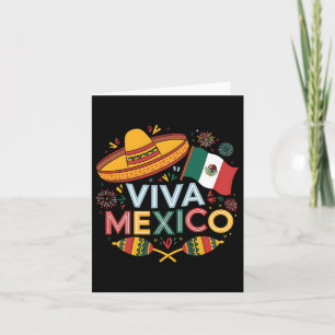 Viva Mexico For Mexican Independence Day And Cinco Card