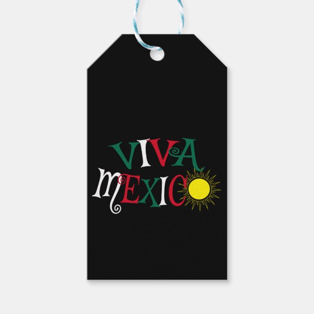 Viva Mexico Gift Tags (Front)
