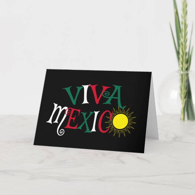Viva Mexico Holiday Card (Front)