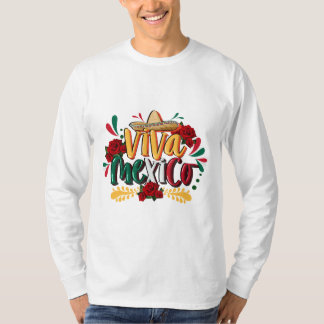 viva mexico, may five, custom playeras T-Shirt