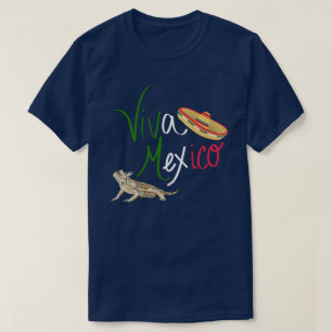 Viva Mexico Mexican Horned Lizard T-Shirt
