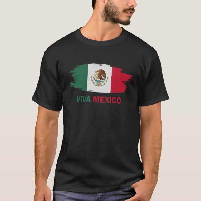 Viva Mexico Mexico Flag Independence Day 2022 T-Shirt (Front)