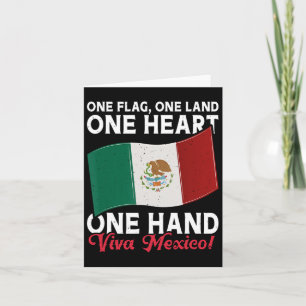 Viva Mexico - Mexico Flag Mexican Independence Day Card