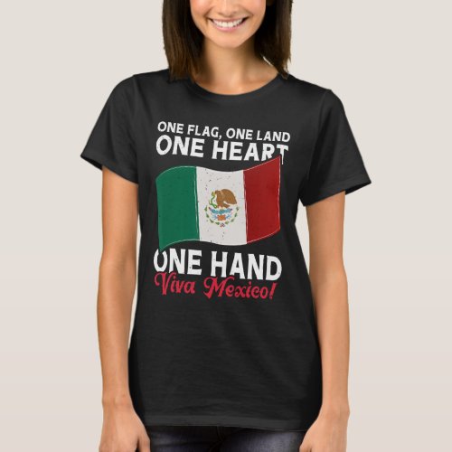 Viva Mexico _ Mexico Flag Mexican Independence Day T_Shirt