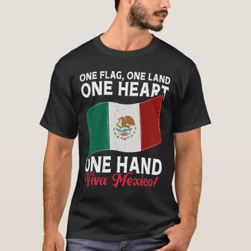 Viva Mexico _ Mexico Flag Mexican Independence Day T_Shirt