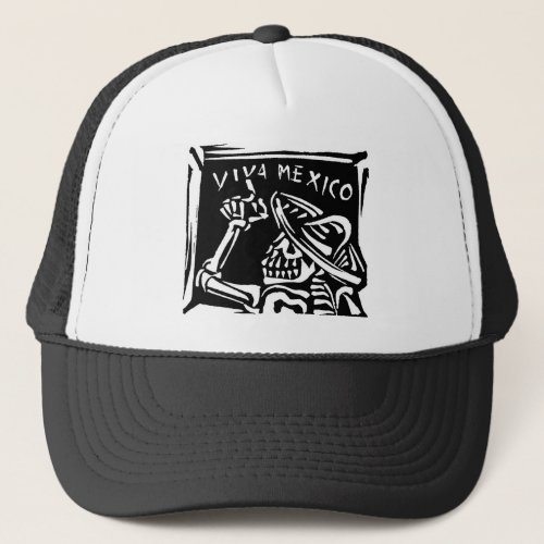 Viva Mexico_ Mexicos Day of the Dead Trucker Hat