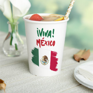 Viva Mexico Patriotic Party Paper Cup