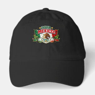 Viva Mexico Patriotic Typography   Mexican Hat