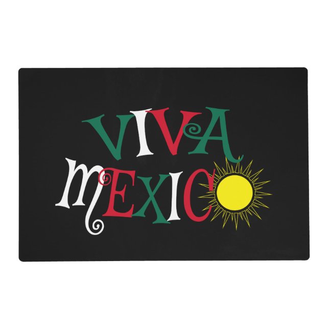 Viva Mexico Placemat (Front)