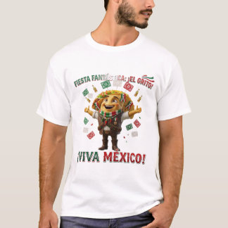 Viva Mexico Taco Character T-Shirt | 3D The Cry